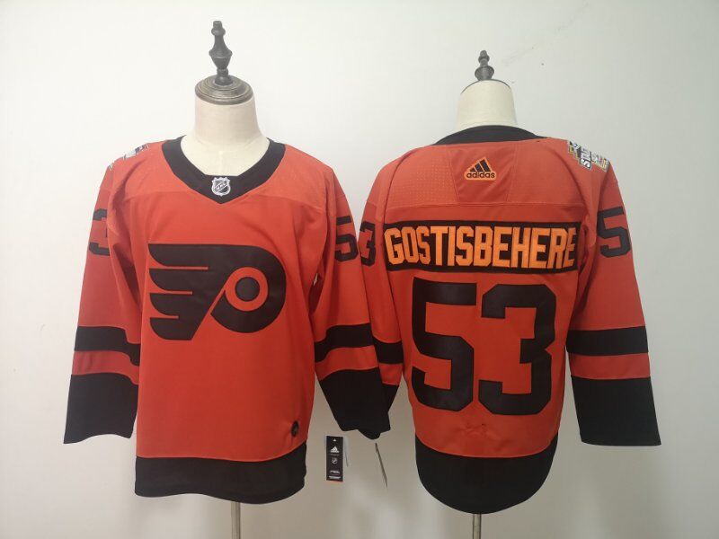 Men Philadelphia Flyers #53 Gostisbehere Adidas Third Edition Adult NHL Jersey->philadelphia flyers->NHL Jersey